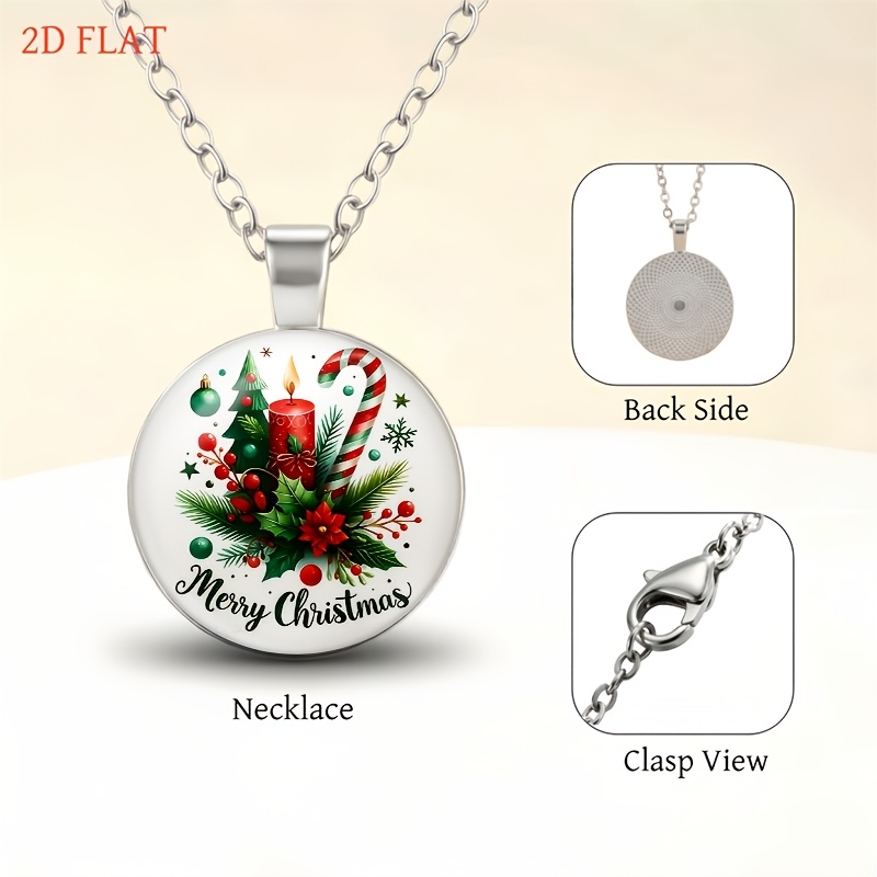 5pc Christmas Candle and Candy Cane Themed Women's Set